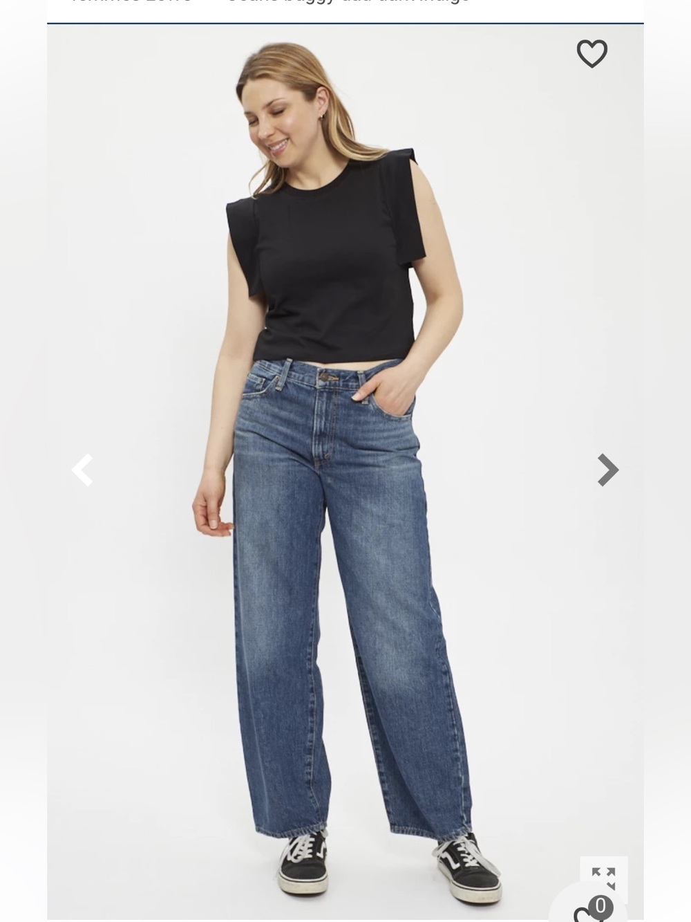 Levi's Premium Baggy Dad Jeans Woman 28x32 Medium Wash 100% Cotton Streetwear